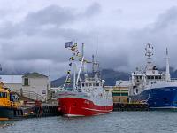 Bunte Schiffe im Hafen von Höfn - Ostfjorde